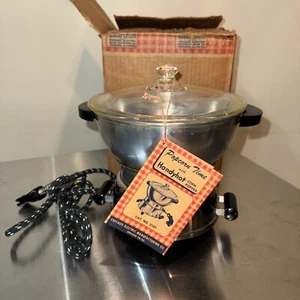Vintage 50's Handyhot Corn Popper Complete W/Tag - Picture 1 of 6