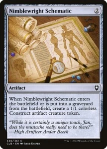 NIMBLEWRIGHT SCHEMATIC x4 mtg NM-M Commander Legends Baldurs Gate 4 Common - Picture 1 of 1