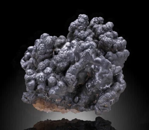 Goethit Botryoidal auf Quarzkristall - Taouz Taus Marocco Maroc - Bild 1 von 6