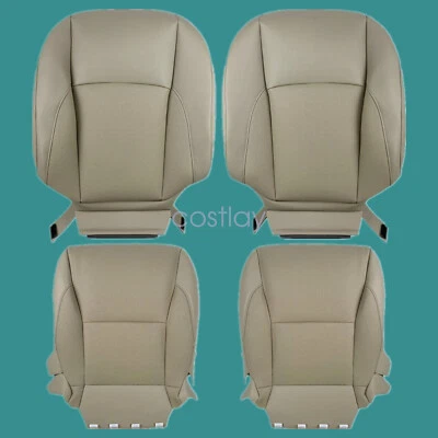 For LEXUS ES350 Driver & Passenger Perforated Bottom Seat Cover Tan 2007- 2012 - Image 1 of 4