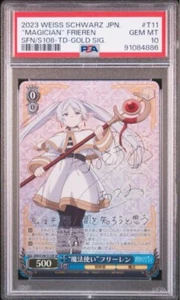 Weiss Schwarz Frieren Beyond Journey's End Frieren SFN/S108-T11SP SP PSA 10 - Picture 1 of 2