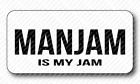 Manjam Is My Jam Gag Gay Joke Hard Hat Helmet Toolbox Stickers