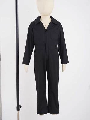 Kids Boys Fashion Mechanic Coveralls Long Sleeve Zipper Front Jumpsuit Cosplay  - Image 1 of 4