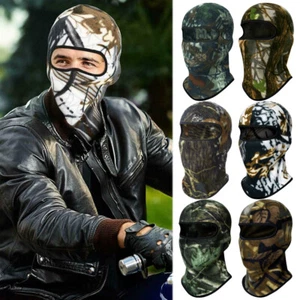 Winter Fleece Balaclava for Cold Weather Hunting Ski Face Mask Neck Warmer Hood - Picture 1 of 32