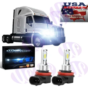 2PC COB LED Fog Driving Light Bulbs For Freightliner Cascadia 2008-2017 White US - Picture 1 of 6