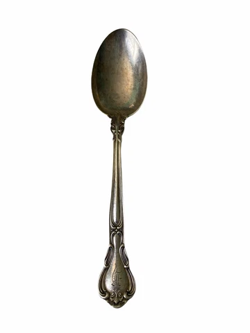 Chantilly Gorham 1895 Teaspoon 5 3/4" Sterling Silver Monogram (lion, anchor, g Cover