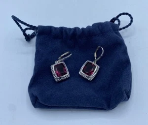 Artisan Crafted by Robert Manse Quartz Triplet Drop Earrings Sterling Silver - Picture 1 of 4