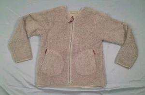 Lululemon Oh So Sherpa Full Zip Teddy Jacket Women's Beige Deep Size 8 - Picture 1 of 8