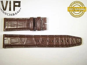 NEW A19568 OEM Authentic IWC strap 20 mm croco IWA19568 BROWN - Picture 1 of 2