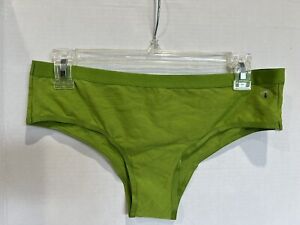 Aerie Stretch Cheeky Hipster Panty GREEN Size LARGE NWOT