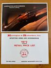 1972 Harrington and Richardson Firearms Catalog & Price List H&R Arms Vtg Guns