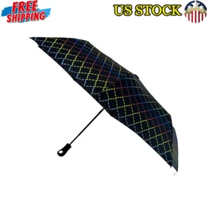 Automatic Open Folding Travel Umbrella 42 Inch Water Repellent Ergonomic Handle - Picture 1 of 6