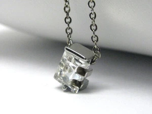 "E"" Collar de Cristal Swarovski Inicial Carta Colgante Cadena 18" ENVÍO GRATUITO" - Imagen 1 de 2