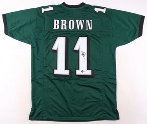 A J BROWN signed handsigniert GREEN EAGLES TRIKOT BECKETT WITENSSED🔥 - Bild 1 von 3