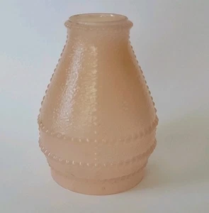 1930er rosa Opalglas Feenlampe Top Diamond Candle Company Brooklyn NY - Bild 1 von 12
