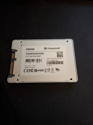 Transcend SSD220S 240Go SATA III 2,5" SSD Interne (TS240GSSD220S) - Photo 1/2