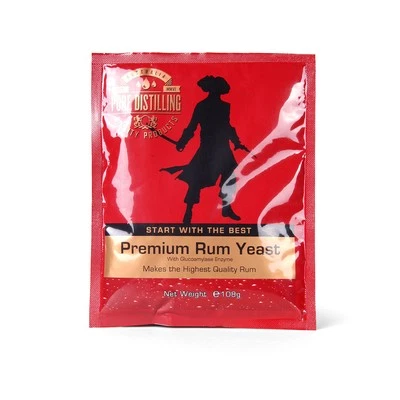 Pure Distilling Premium Rum Yeast with Glucoamalyse Enzyme 108g Home Brew - image 1 of 2