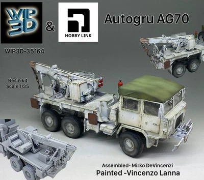 FIAT 6605 AG70 Auto Gru Recupero 5 Ton  WIP3D & HOBBY LINK  35164 scala 1/35 KIT - Immagine 1 di 4