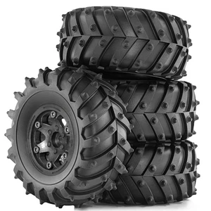 4 pezzi 128 mm 1/10 - Beadlock - Set di pneumatici in gomma per 1/10 RC Crawler Car5938 - Foto 1 di 8