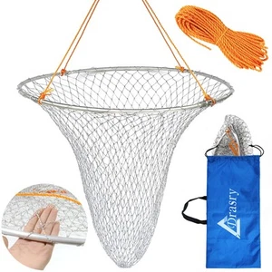 Foldable Bridge and Pier Fishing Net Landing Net High Load-Bearing Aluminum R... - Picture 1 of 6