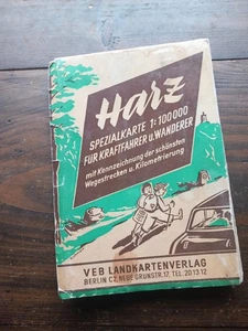 Wanderkarte Harz alt - Bild 1 von 5