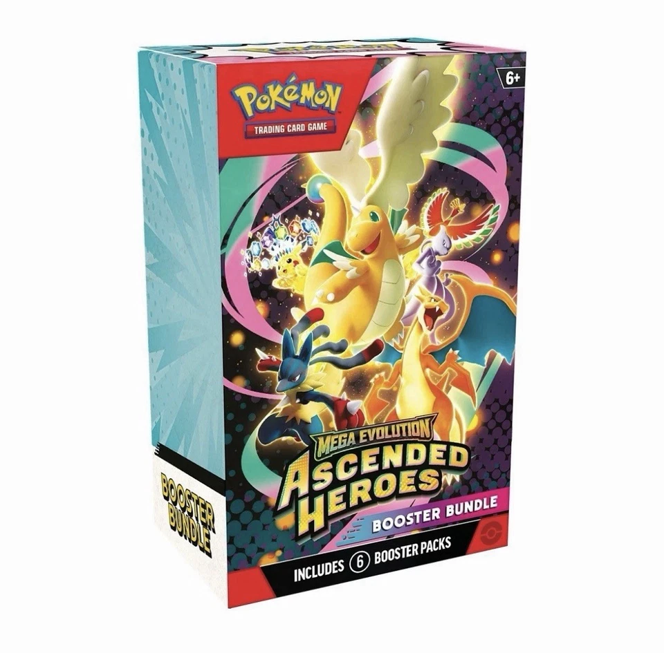 Pokémon Mega Evolution Booster Bundle & Build and Battle Box Lot Six total