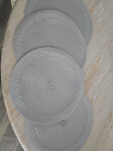 Kitchen Placemats Grey (Set of 4) - Picture 1 of 2