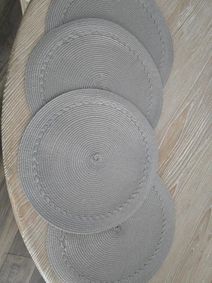 Kitchen Placemats Grey (Set of 4) - Image 1 of 2