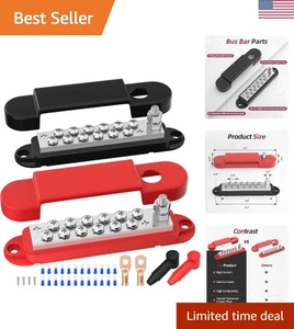 150A Heavy-Duty Power Distribution Block - Marine Bus Bar 12V 48V DC Wiring - Picture 1 of 8