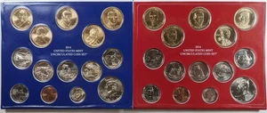 2014 P and D Uncirculated Mint Set - Picture 1 of 4