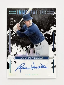 2025 Panini Impeccable Lou Piniella Immortal Ink Auto /35 Yankees Autograph - Bild 1 von 1