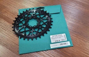 Absolute Black Oval SRAM T-Type DM 8-Hole Boost Chainring 32T Blk - Picture 1 of 6