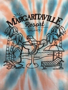 Margaritaville Resort Shirt Mens Medium Parrot Orlando Graphic Tee - Picture 1 of 8