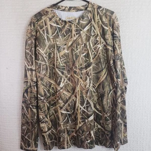 Gamehide Mossy Oak Blades Camo Longsleeve Tee Camouflage Hunting Tee Men's L - Picture 1 of 15