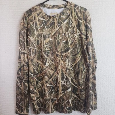 Gamehide Mossy Oak Blades Camo Longsleeve Tee Camouflage Hunting Tee Men's L - Image 1 of 4