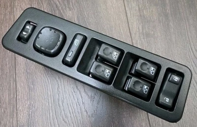 Interruptor de bloqueo de ventana eléctrica maestro conductor delantero negro Hummer H2 GM 2005-2007 OEM Foto 1 de 4