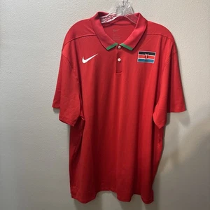 Nike Team Kenya Summer Olympics Polo Shirt Red CT0756-657 Men's Size XL - Picture 1 of 11