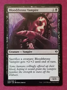 Magic The Gathering DUEL DECKS ZENDIKAR VS ELDRAZI BLOODTHRONE VAMPIRE card MTG - Picture 1 of 2