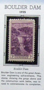 Single US 3c stamp SC #774 Boulder Dam 1935 MNH - Picture 1 of 1