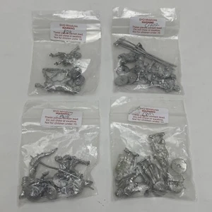 12x Miniaturas SHQ + Caballo - Metal Sin Pintar Guerra Batalla Militar Escala 20mm Nuevo - Imagen 1 de 6