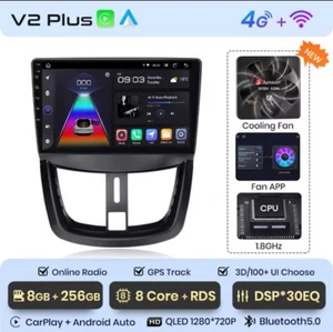 Autoradio Peugeot 207 8G+256GB CarPlay-AndroidAuto Wireless 8Core 4G+Wifi-BT-Gps - Foto 1 di 10