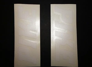 2 CALCOMANÍAS/PEGATINAS/ROCKSHOX con logo blanco lucio - Imagen 1 de 1