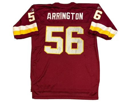 LaVar Arrington Washington Redskins Jersey NFL Reebok Throwback Football M Cover