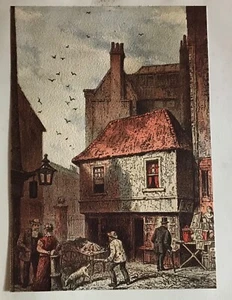 Old London C1900, Plate Prints Old Shop Clare Market, Dickens Old Curiosity Shop - Picture 1 of 2