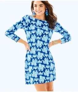 Abito donna Lilly Pulitzer Sophie Joy Ride 2XSmall stampa elefante - Foto 1 di 13