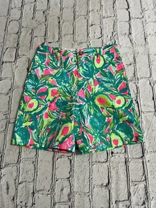 Girl’s Lilly Pulitzer Beaumont Guac and Roll Shorts Size 7 - Picture 1 of 10