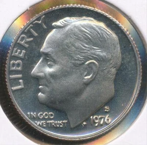 United States 1976-S Roosevelt Dime 10c - Proof - Bild 1 von 3