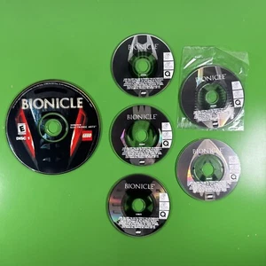 PC Game Lot of 6: LEGO BIONICLE Disc 1 + Bionicle Mini Discs | Collectible Games - Picture 1 of 8