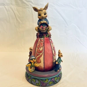 Jim Shore ""Eier zitiert zu Ostern"" drehbare Hasenfigur ~ 4053599 OVP 🙂 - Bild 1 von 19