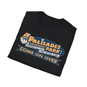 Palisades Amusement Park Shirt Palisades Amusement Park T-Shirt Retro New Jersey - Picture 1 of 19
